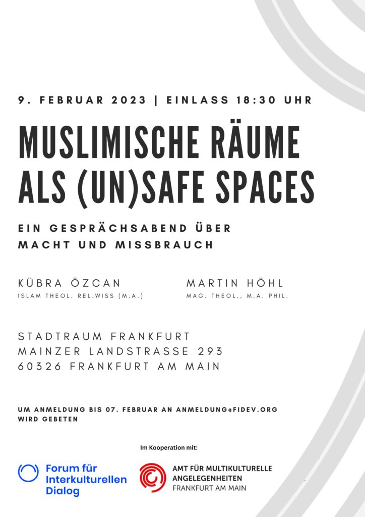 Muslimische Räume als (Un) Safe spaces Poster
