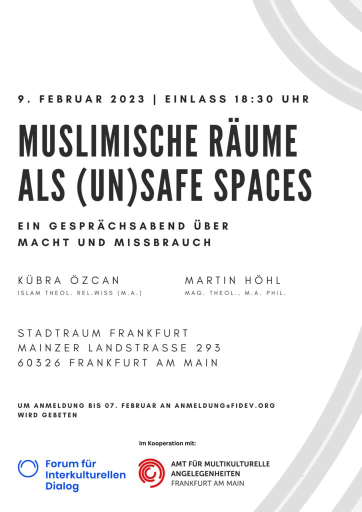 Muslimische Räume als (Un) Safe spaces Poster Muslimische Räume als (Un) Safe spaces Poster