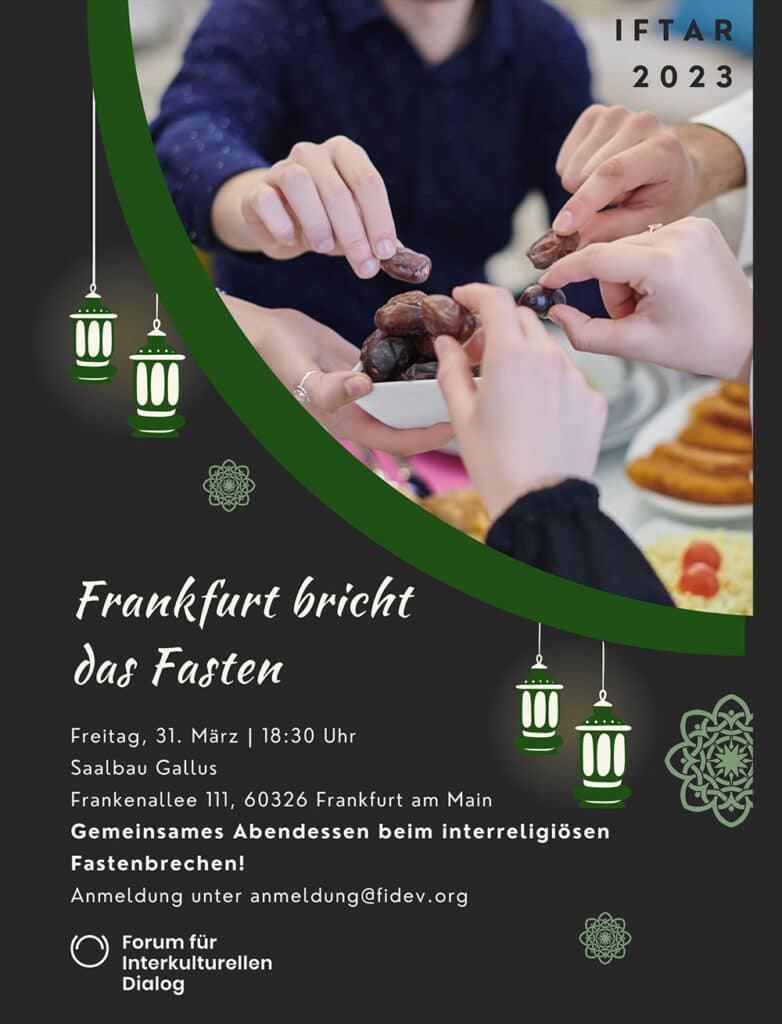 Fastenbrechen – Iftar – Frankfurt